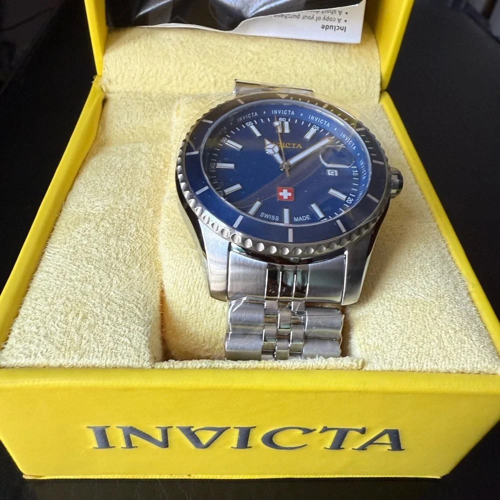 Invicta Pro Diver Swiss Made Ronda 515 Caliber Men's Watch -46mm (AIC-33442)